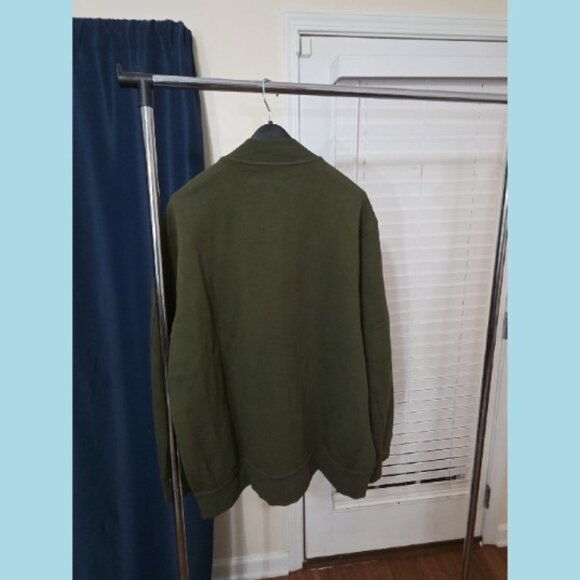 NWT Men's Polo Ralph Lauren Double-Knit Flight Jacket XXL Company Olive - Picture 4 of 14